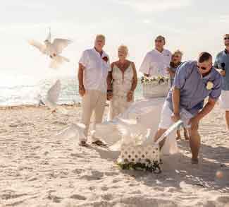 dove release vow renewal